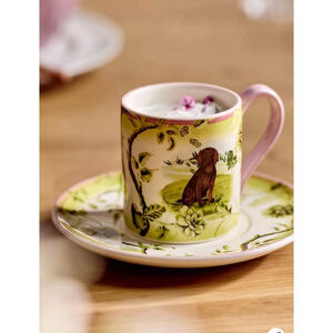 Portobello Stoneware Espresso Cup & Saucer